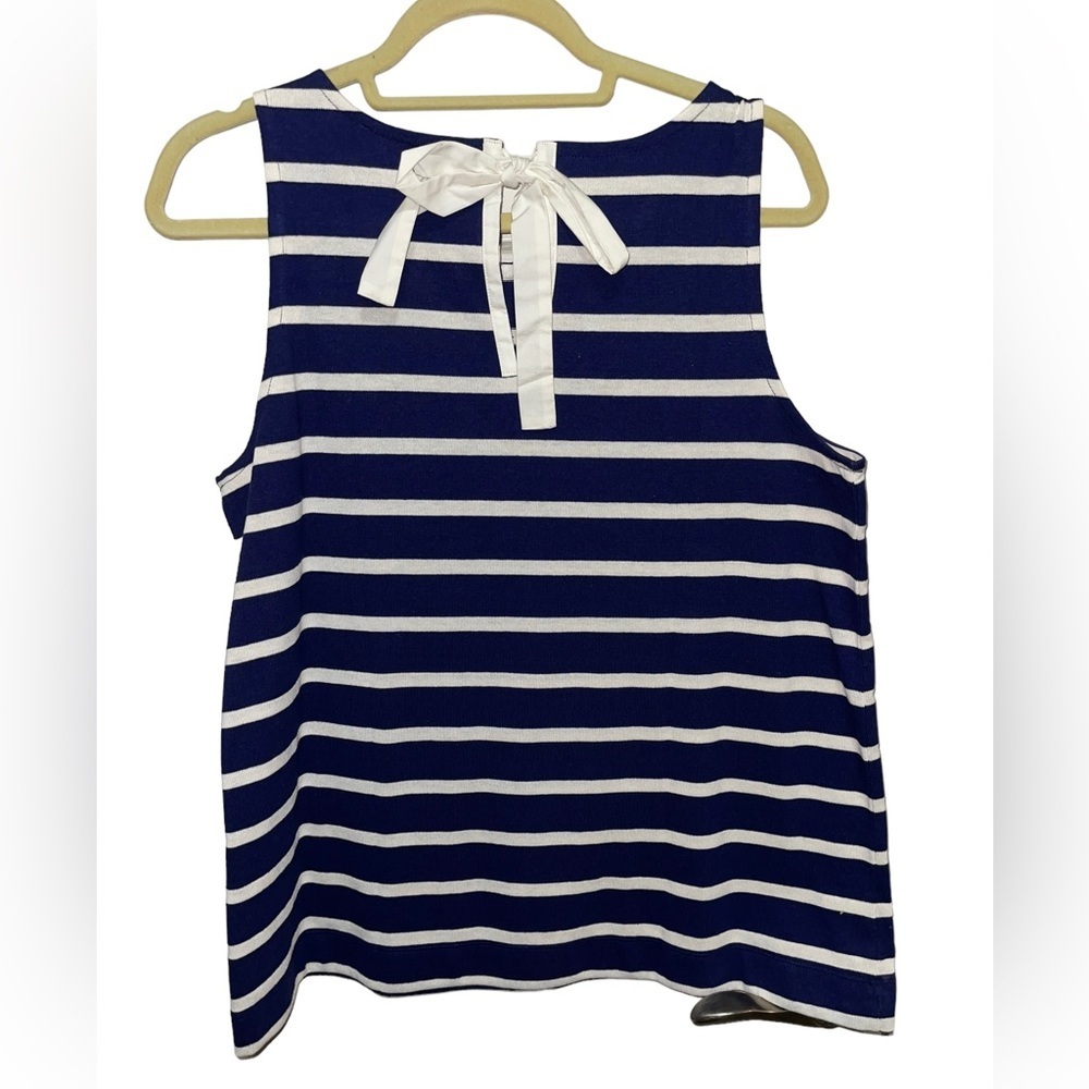 Loft - Sleeveless knit blouse with back bow - Size M - Picture 3 of 4